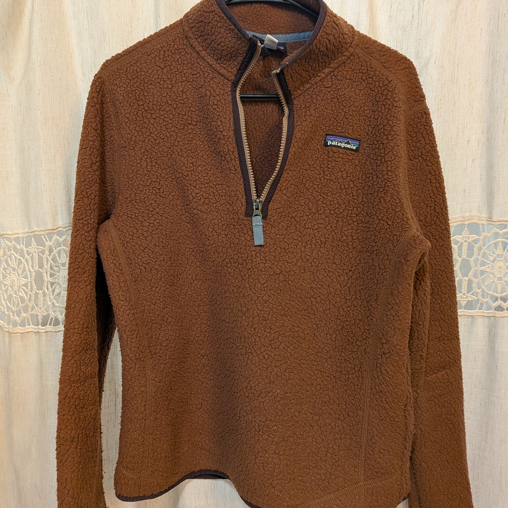 Patagonia Brown Fleece Pullover